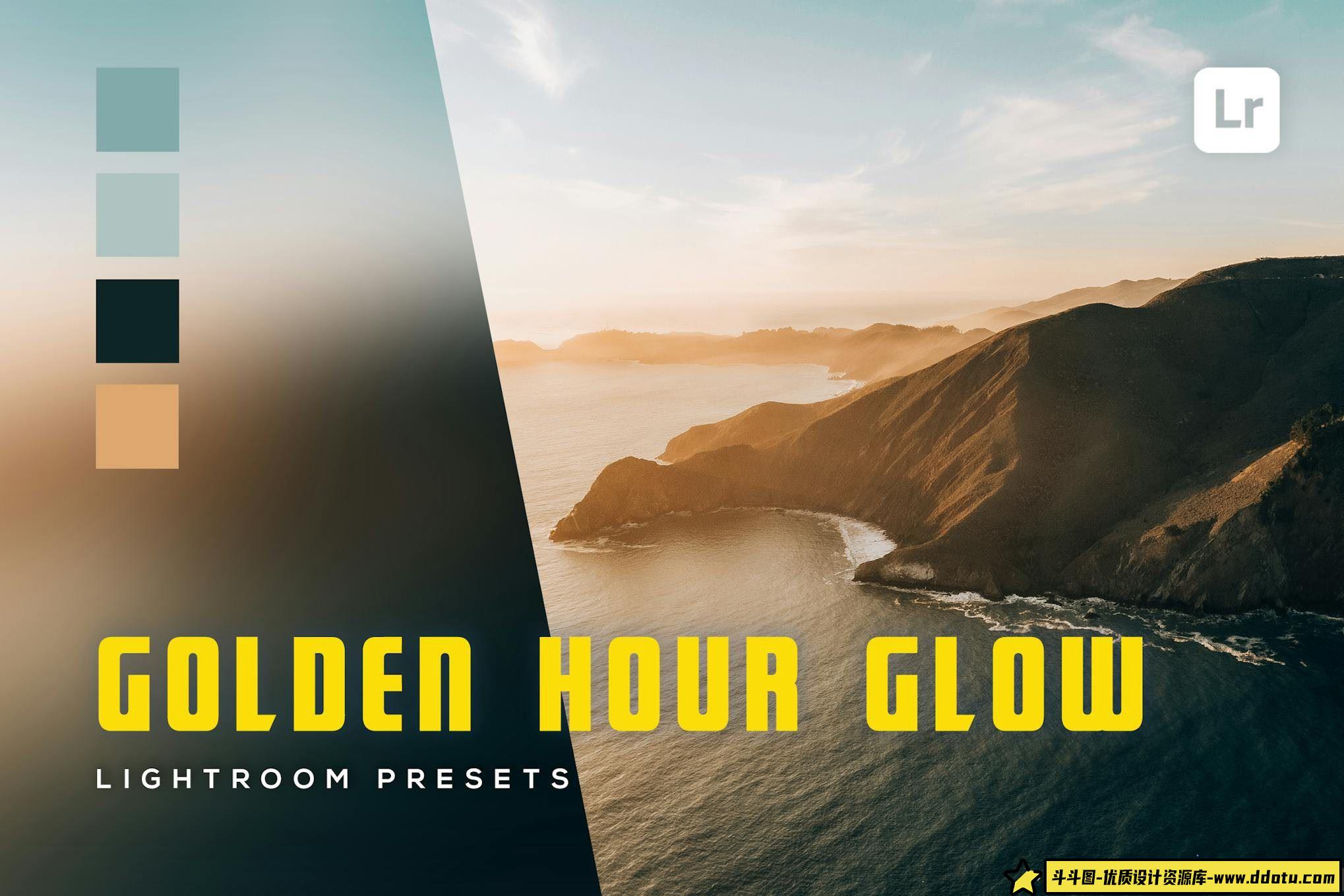 金色光芒风光后期Lightroom预设 Golden Hour Glow Lightroom Presets-斗斗图