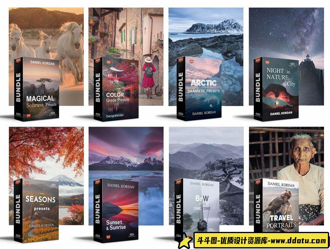 风光摄影大师Daniel Kordan 季节,日落日出,人像八套魔幻风光…-斗斗图