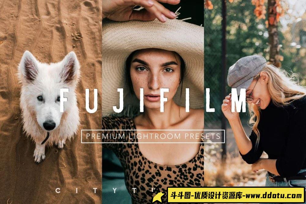 富士电影胶片Lightroom预设 Bright Vibrant Fujifilm Lightroom Presets-斗斗图