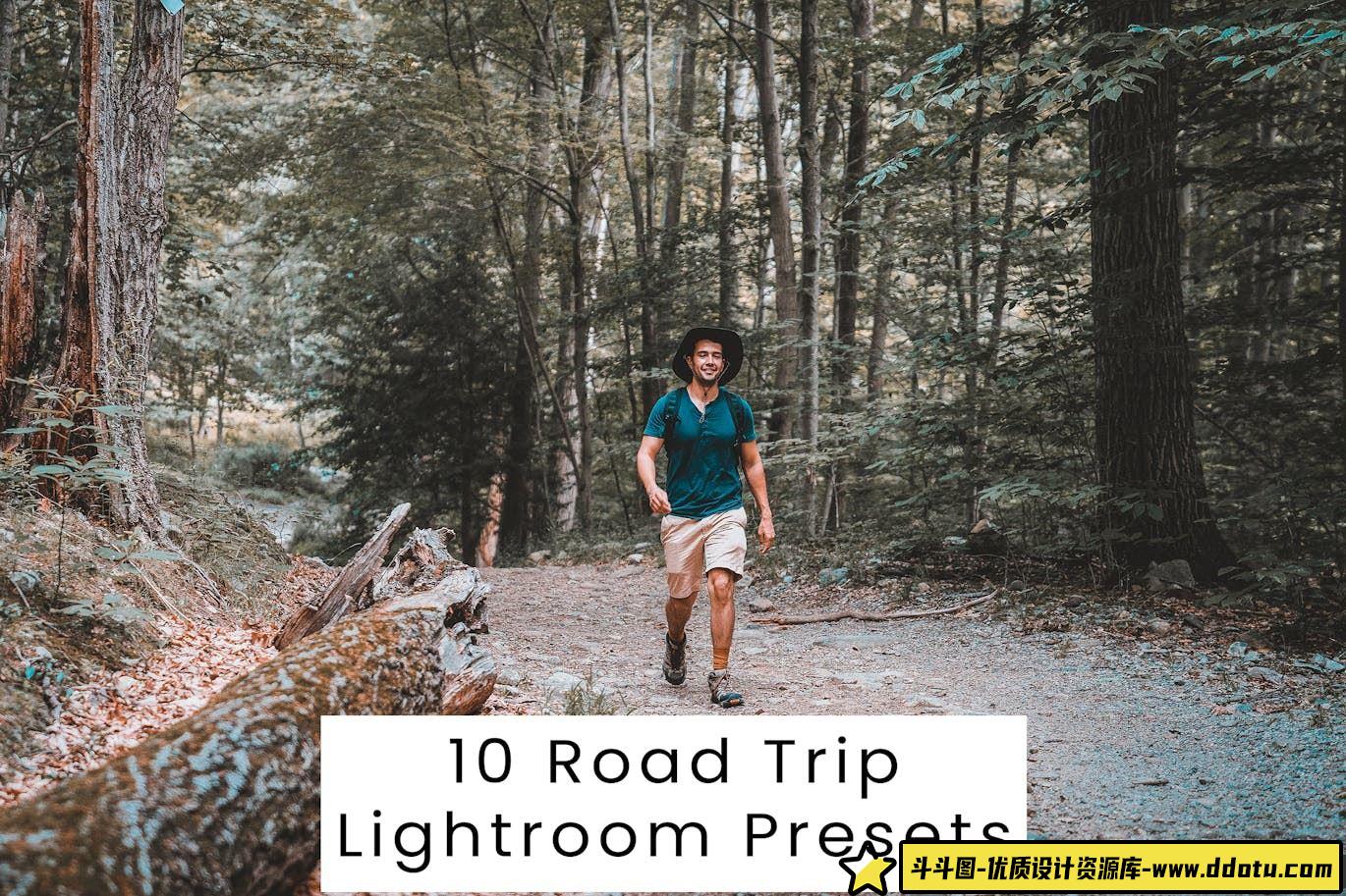 自驾游旅拍电影Lightroom预设 10 Road Trip Lightroom Presets-斗斗图