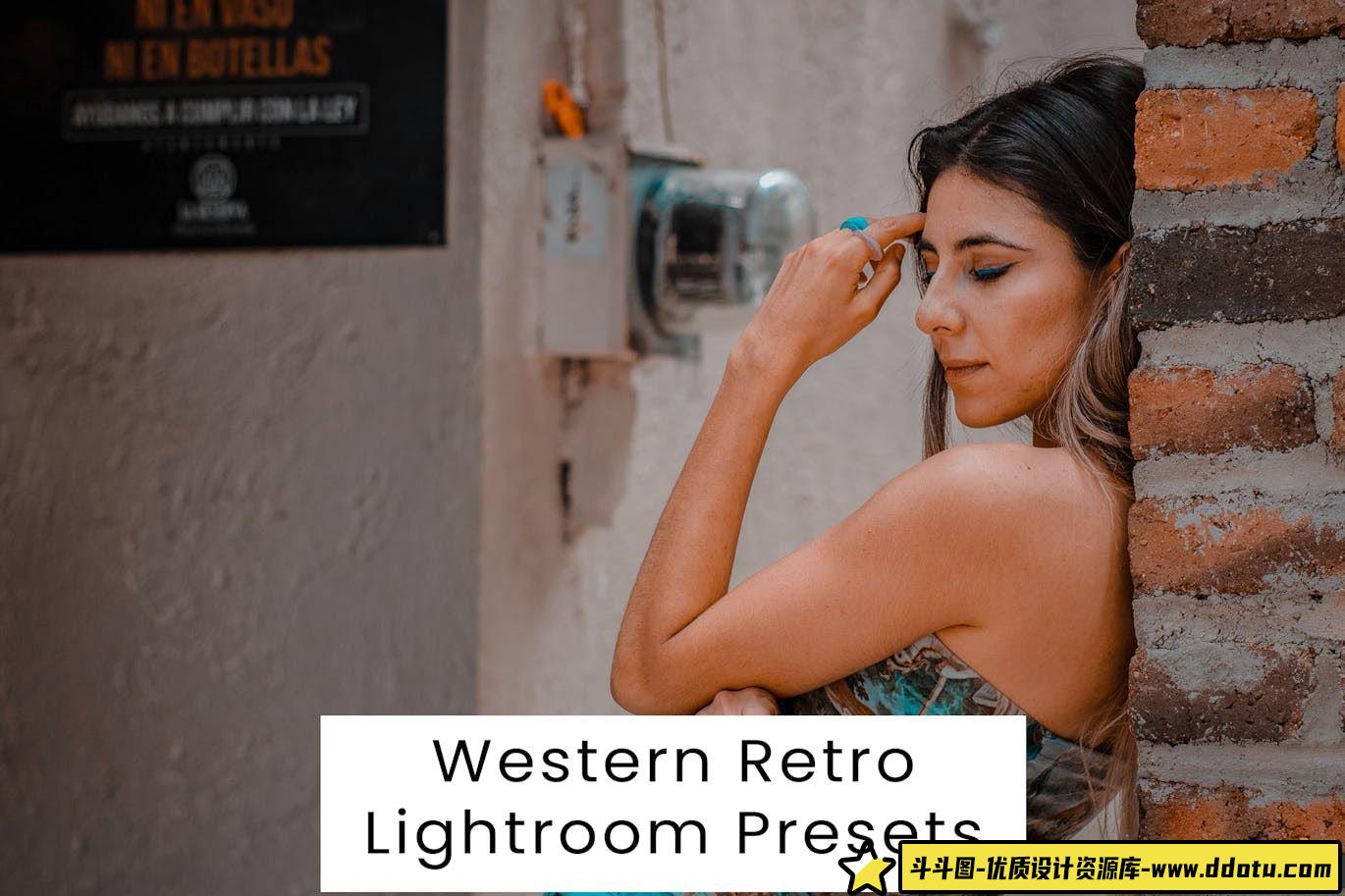 复古电影人像后期调色LR预设 Western Retro Lightroom Presets-斗斗图