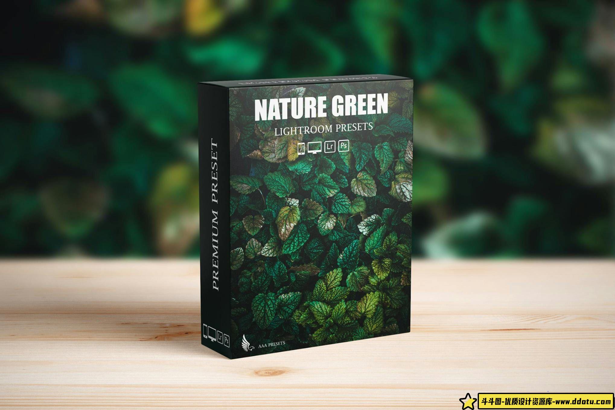大自然森系绿色调LR预设 Nature Moody Green Lightroom Preset-斗斗图