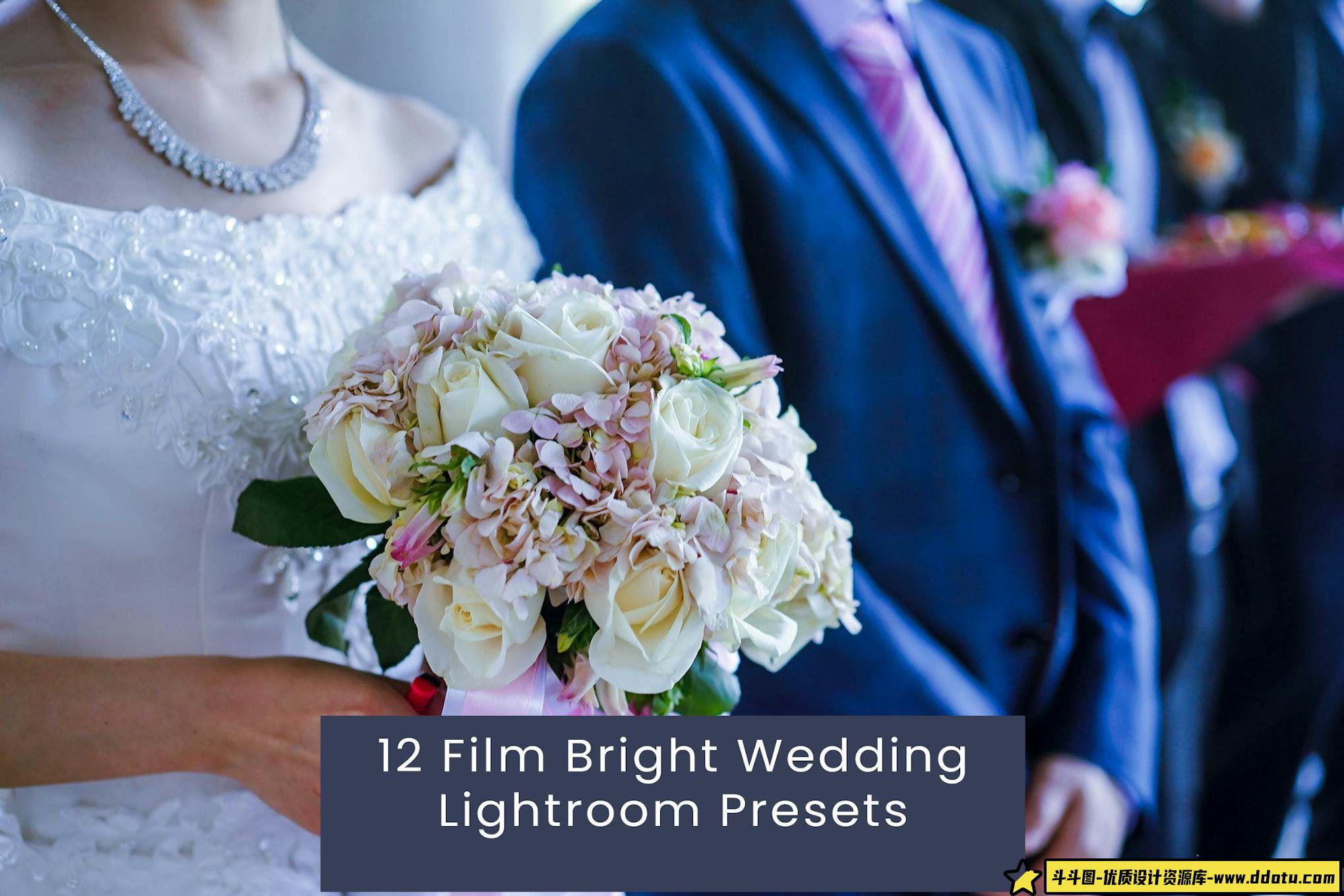 透亮胶片婚礼肖像调色LR预设Film Bright Wedding Lightroom Pre…-斗斗图