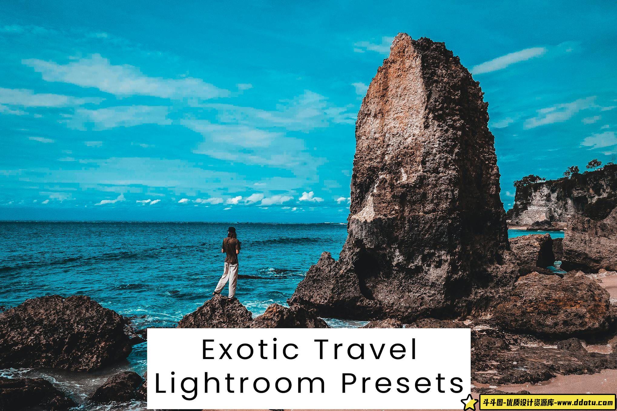 异国情调旅行拍摄肖像Lightroom调色预设 Exotic Travel LR预设-斗斗图