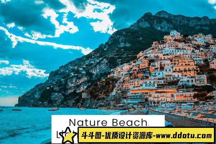 大自然海滩风光LR预设 – 清新唯美效果-斗斗图