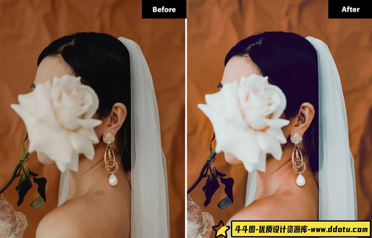 梦幻婚礼LR预设，完美人像效果