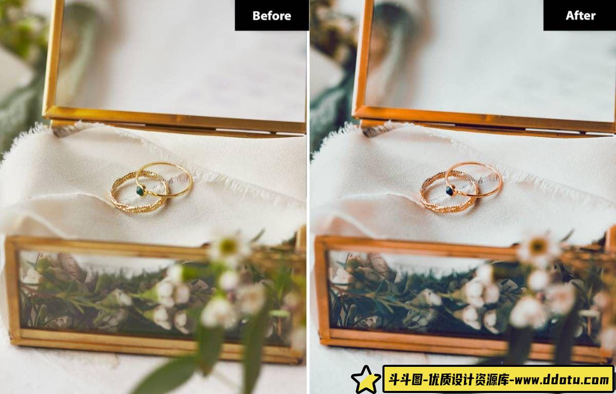 梦幻婚礼LR预设，完美人像效果