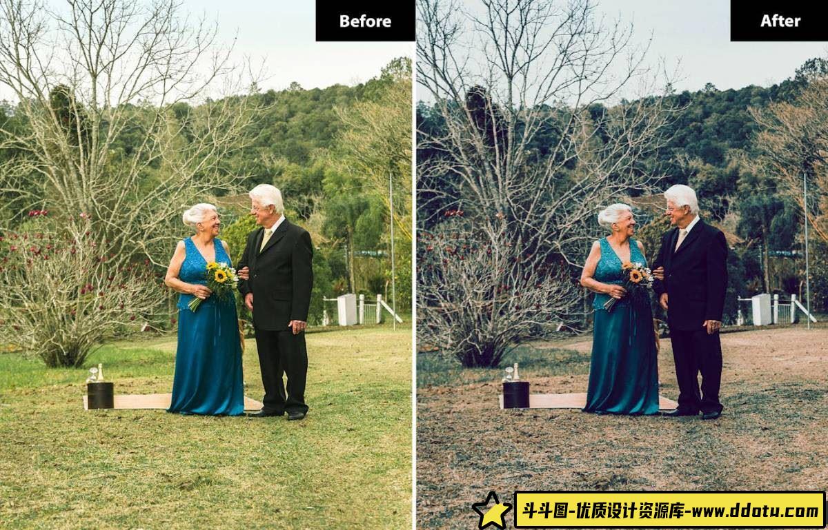 经典魅力婚礼色彩：婚礼专用Lightroom预设，让你的婚礼照片焕发电影般的光彩