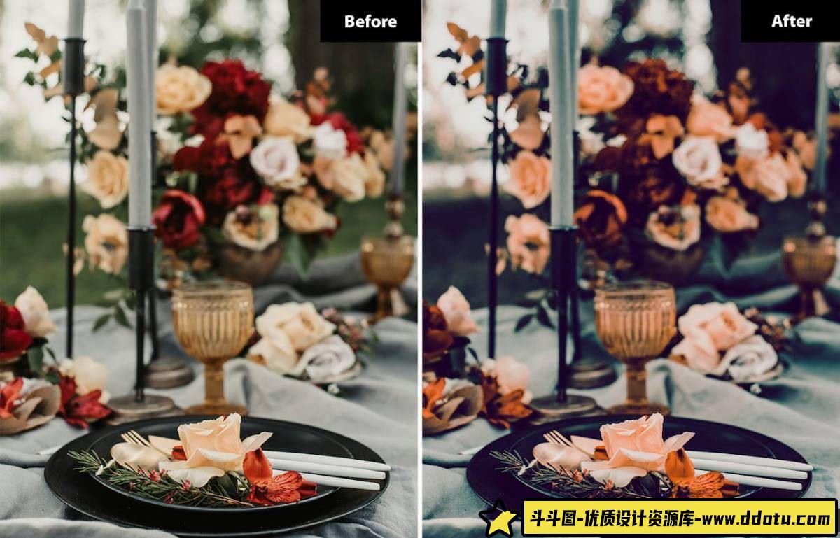 经典魅力婚礼色彩：婚礼专用Lightroom预设，让你的婚礼照片焕发电影般的光彩