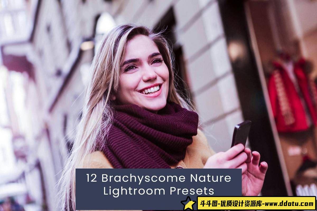 专业紫色胶片风格人像LR预设 – Brachyscome Nature Lightroom调色包-斗斗图