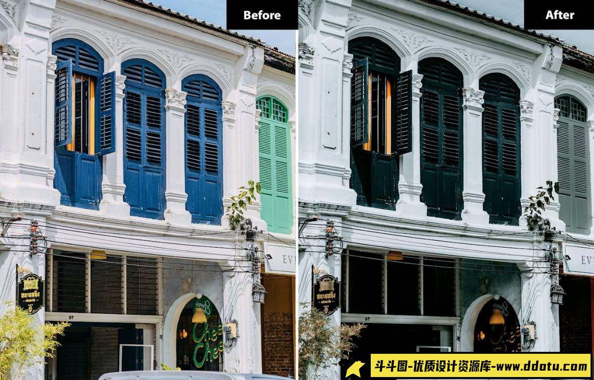 黑暗街拍与风光摄影的完美结合：Matte Black LR预设和Photoshop预设，提升您的创意作品。