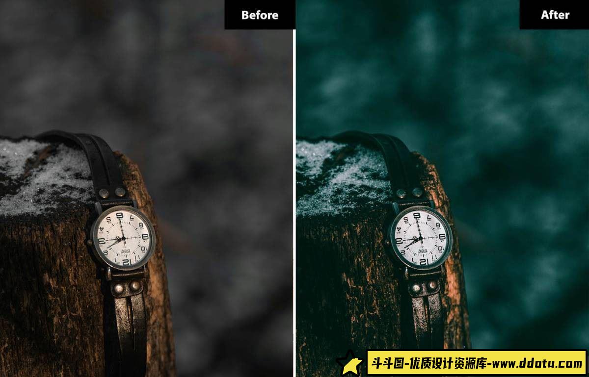 胶片情绪绿色调LR预设：适用于Lightroom和Photoshop的Green Moody预设