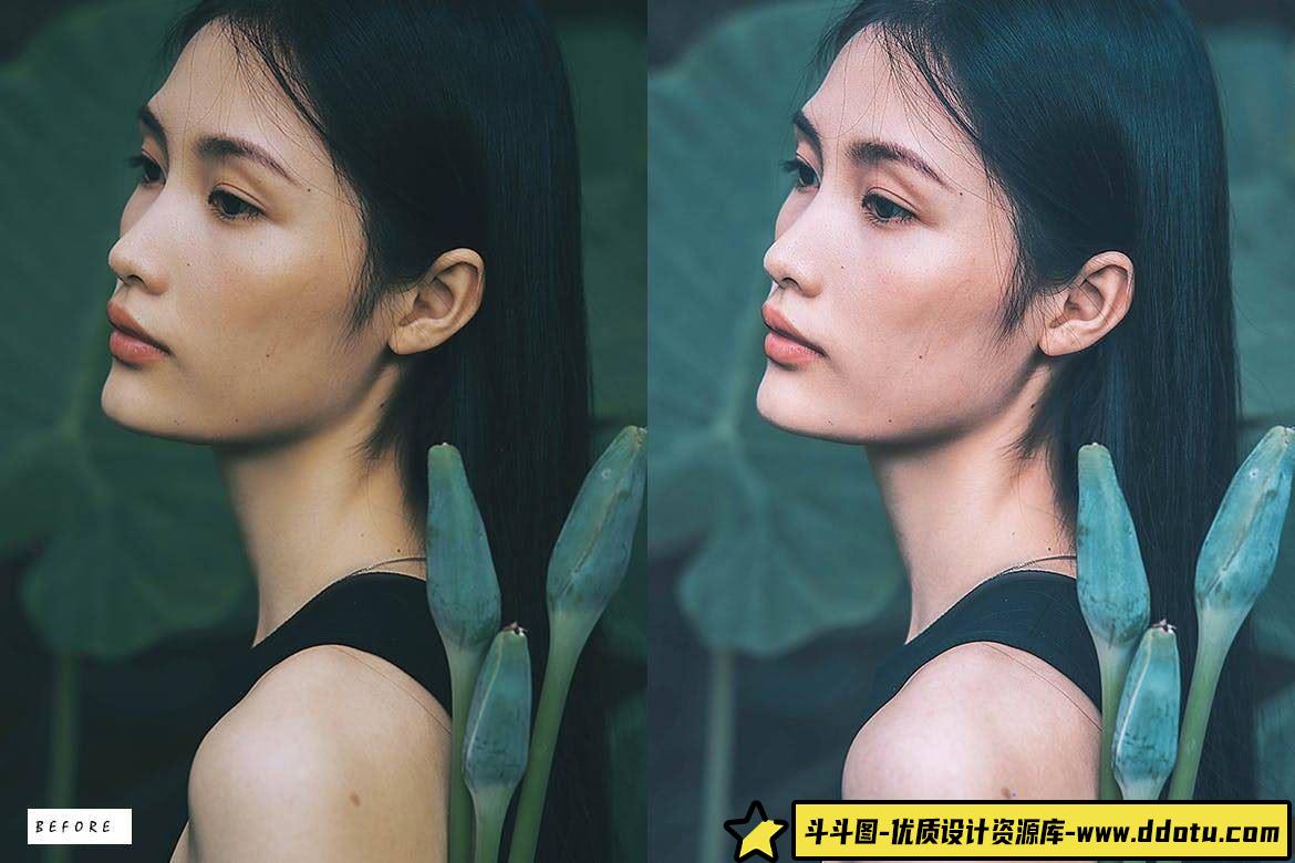 时尚胶片人像调色利器：Anthericum人像LR预设，让你的照片焕发光彩