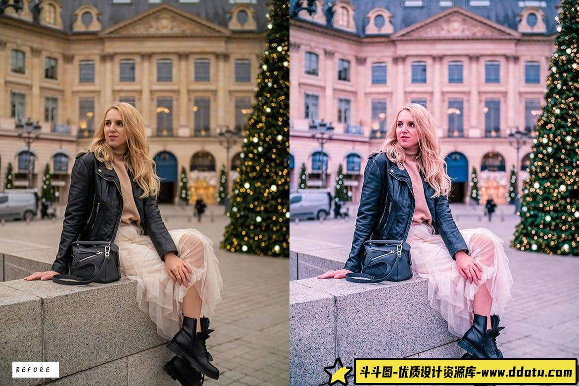 时尚电影色调人像调色，LR预设Aconite为你打造完美人像照片