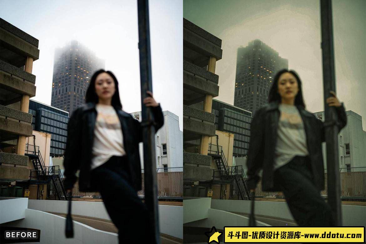 城市电影风格人像调色：Dark Aesthetic Lightroom预设包，让你的照片瞬间提升艺术感