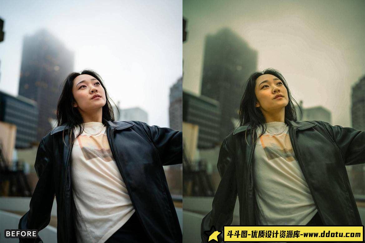 城市电影风格人像调色：Dark Aesthetic Lightroom预设包，让你的照片瞬间提升艺术感