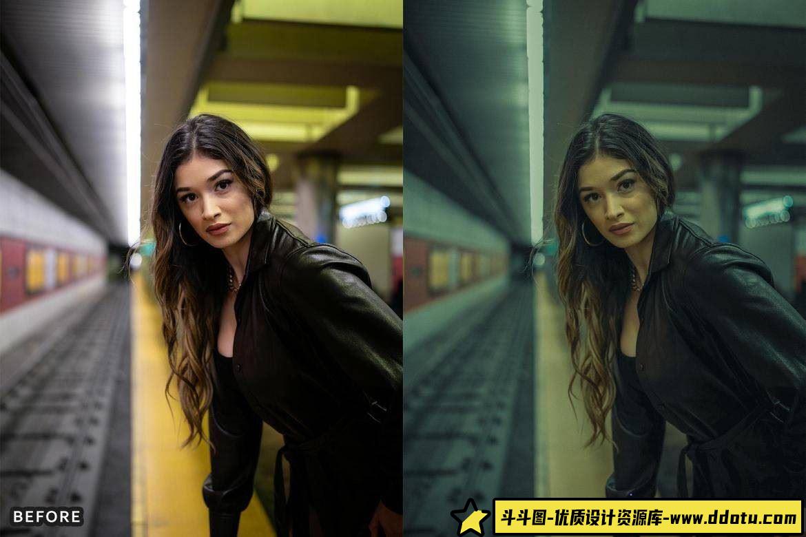 城市电影风格人像调色：Dark Aesthetic Lightroom预设包，让你的照片瞬间提升艺术感
