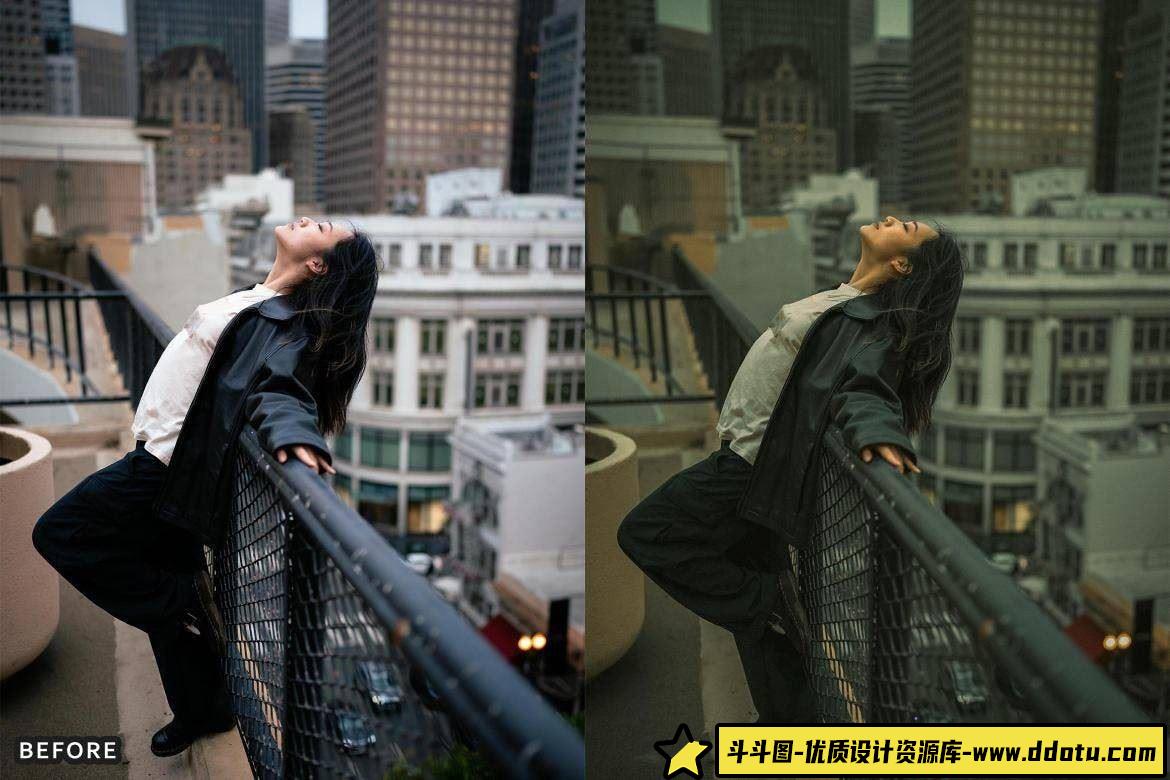 城市电影风格人像调色：Dark Aesthetic Lightroom预设包，让你的照片瞬间提升艺术感