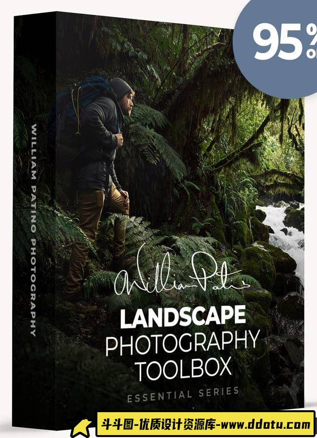风光LR预设摄影师 William Patino 风景摄影后期LR画笔+ACR画笔+PS动作工具包.-斗斗图