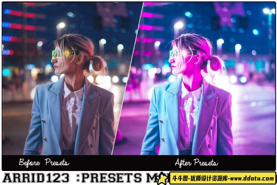 赛博朋克风格人像LR预设：为你的Lightroom添加独特的未来感色彩效果