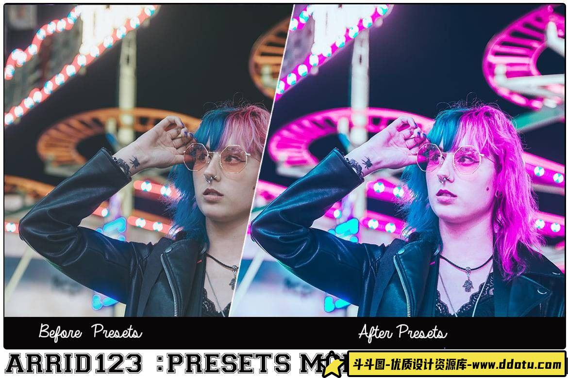 赛博朋克风格人像LR预设：为你的Lightroom添加独特的未来感色彩效果