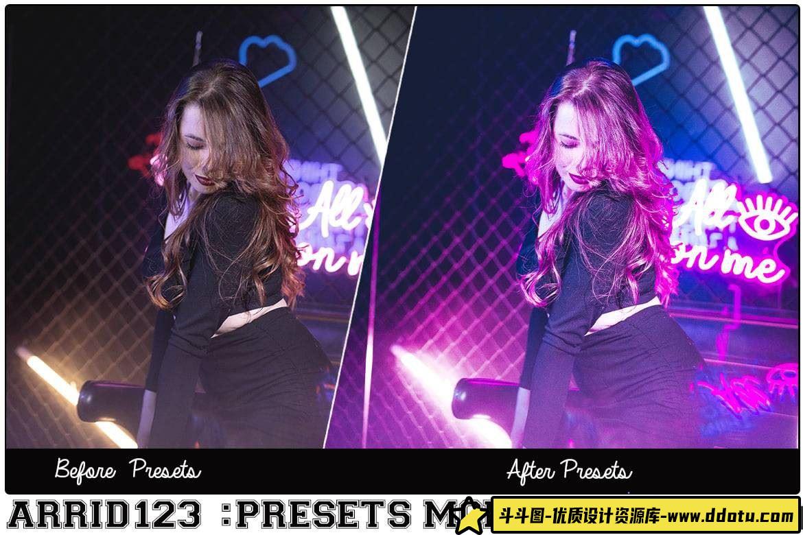 赛博朋克风格人像LR预设：为你的Lightroom添加独特的未来感色彩效果