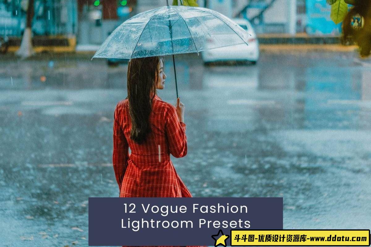 时尚电影色彩人像LR预设：Vogue风格的Lightroom调色方案分享-斗斗图