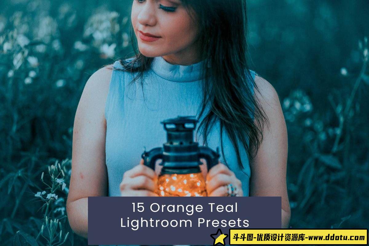 旅拍LR预设青橙色调电影风光Lightroom预设 Orange Teal Lightroom Presets-斗斗图