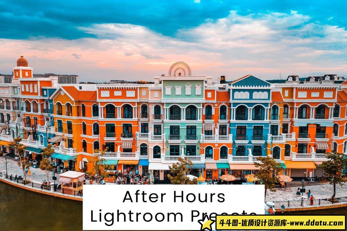 提升旅拍效果：HDR电影风光与人像调色LR预设，尽在After Hours Lightroom Presets-斗斗图