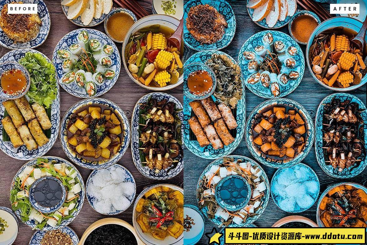 美食LR预设美食电影胶片调色Lightroom预设 Superfood Lightroom Presets