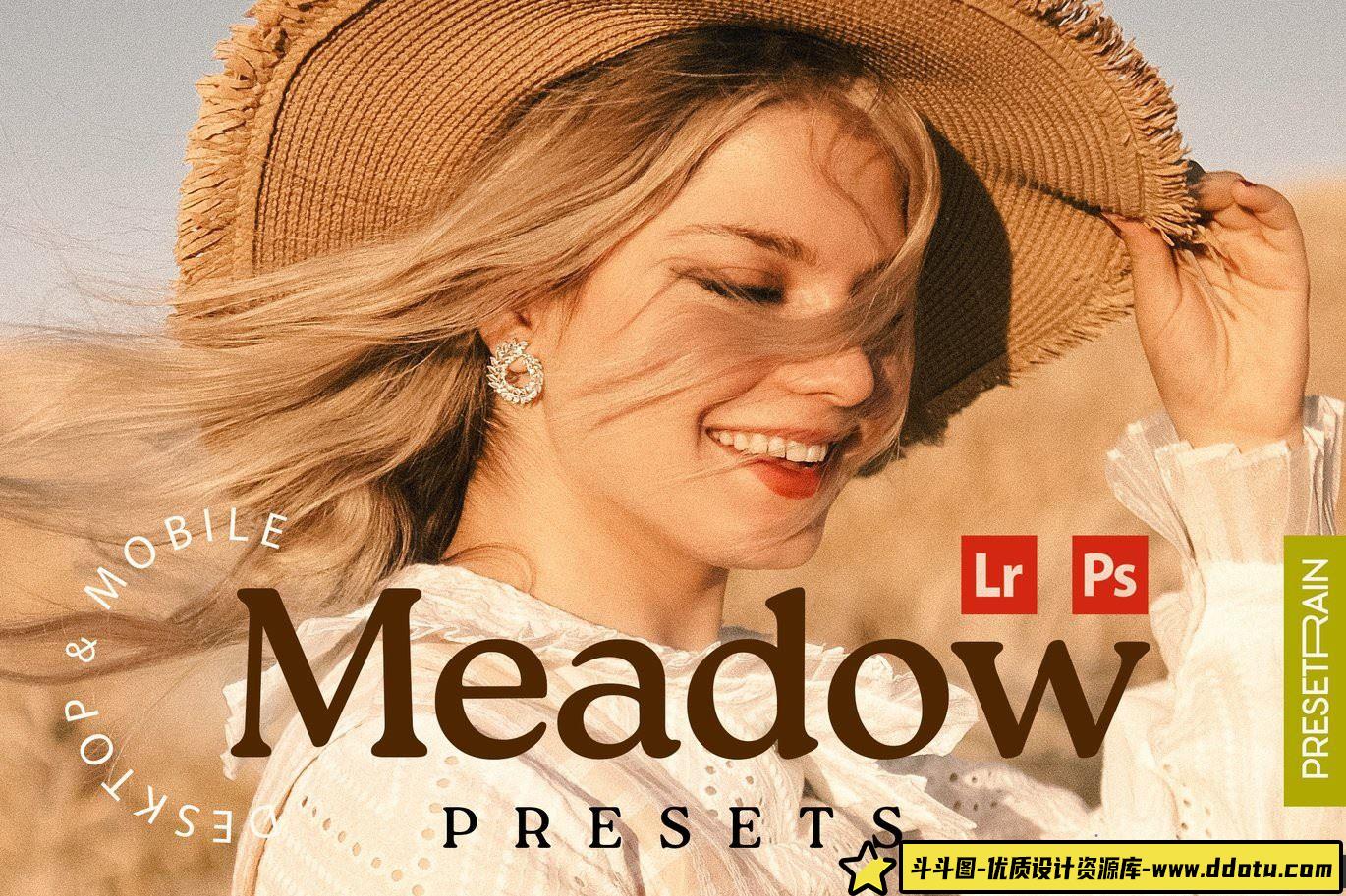 胶片LR预设梦幻温暖胶片人像lr预设 Meadow Lightroom Presets-斗斗图