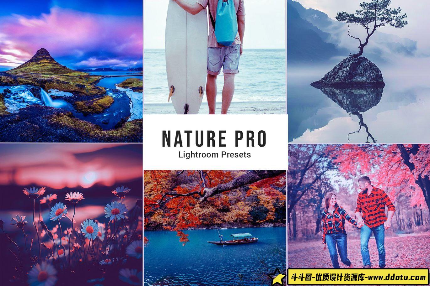 唯美自然风光LR预设：打造电影般的视觉效果，尽在Nature Pro Lightroom Presets-斗斗图