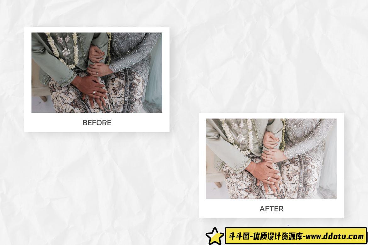 完美婚礼胶片风格：Fleur西式人像LR预设，让你的Lightroom编辑更轻松！