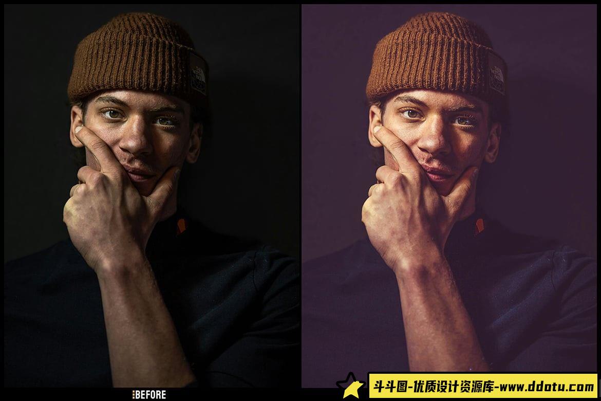 紫色哑光胶片LR预设：适用于桌面和移动设备的完美Lightroom调色方案