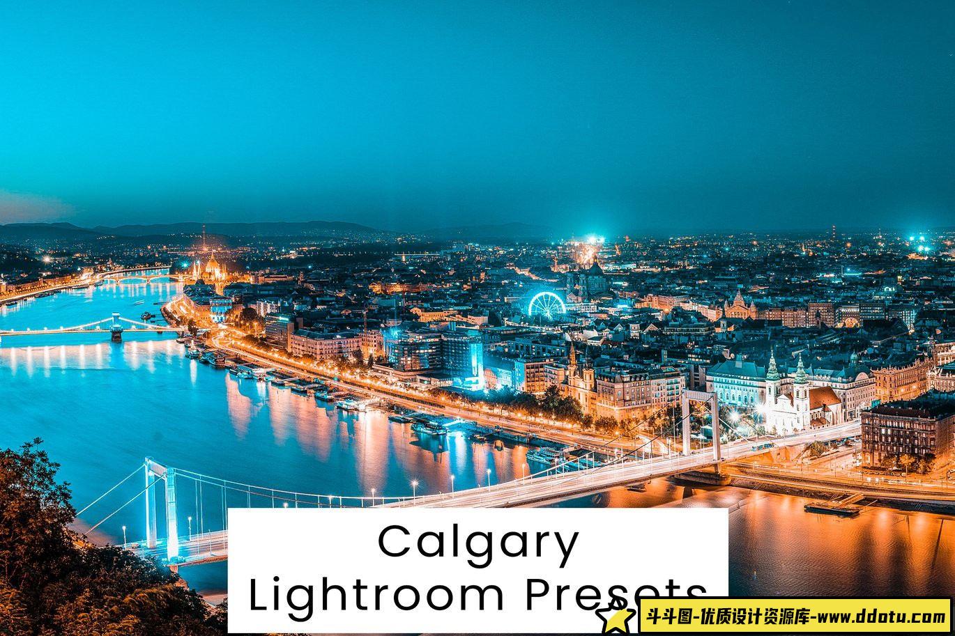 风光LR预设10种旅拍城市风光Lightroom预设 Calgary Lightroom Presets-斗斗图