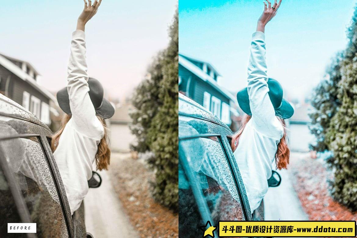 12款风光LR预设：为你的公路旅行增添电影色彩的Lightroom调色方案