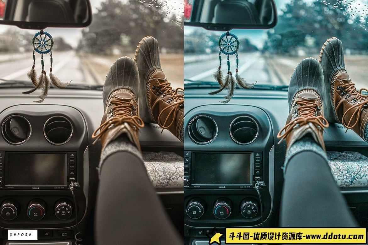 12款风光LR预设：为你的公路旅行增添电影色彩的Lightroom调色方案