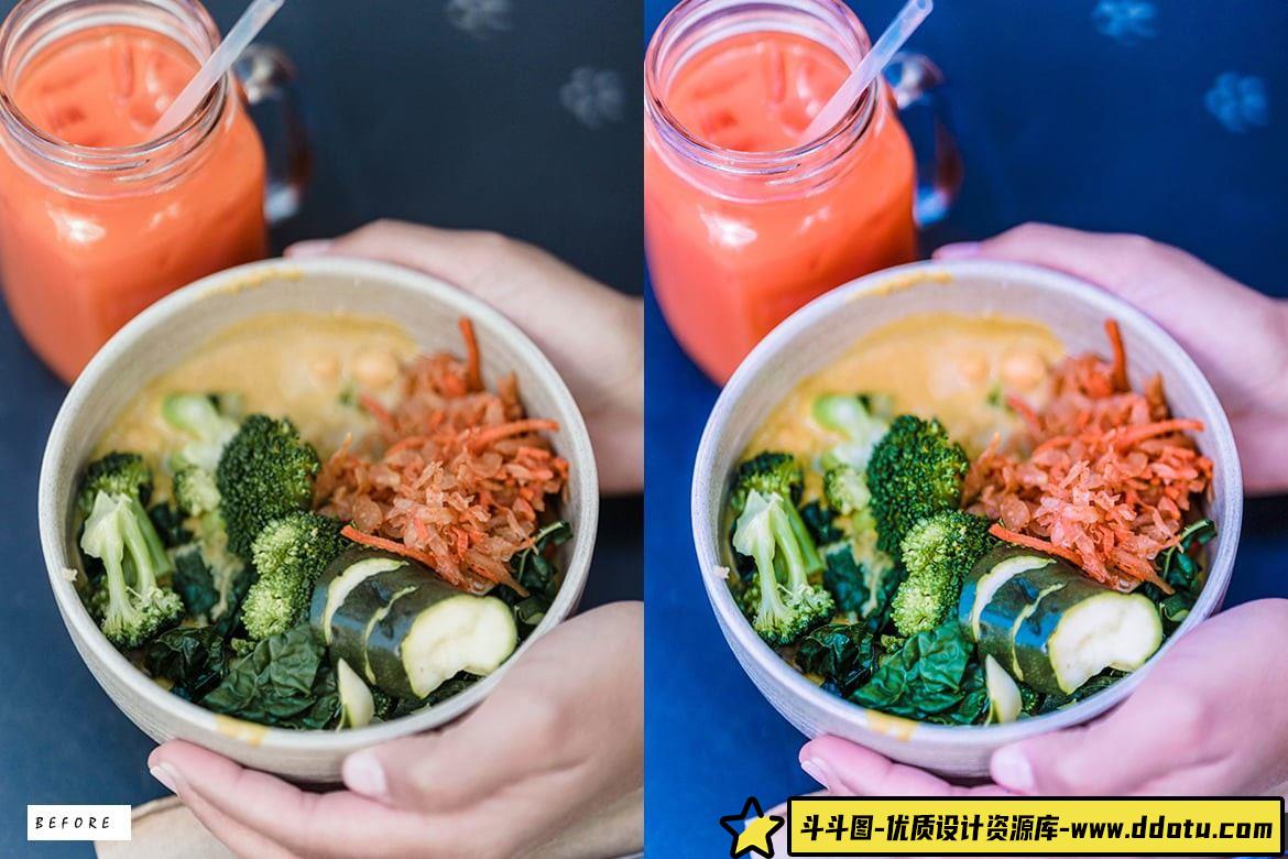 12款清新水果风格LR预设，轻松打造美食胶片感效果！