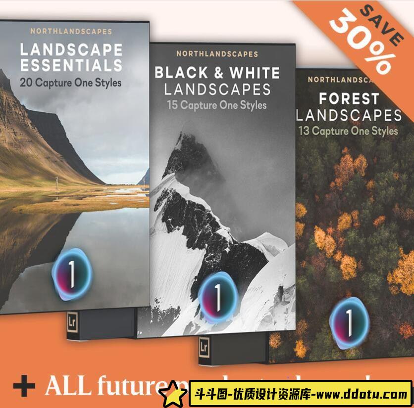 Capture One预设4套旅行风光Capture ONE预设 Northlandscapes Capture ONE Master Collection-斗斗图