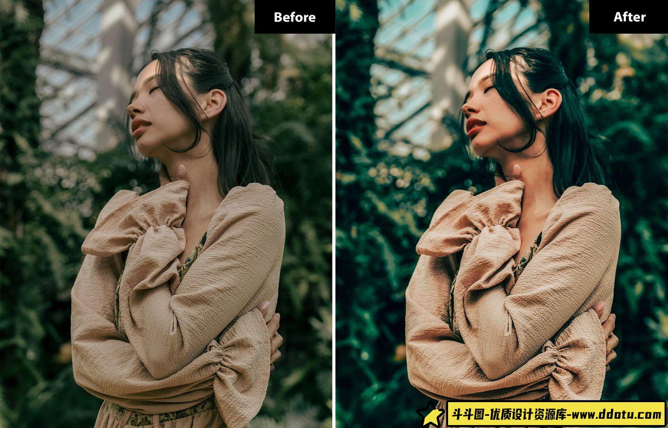 电影胶片风格的Cottagecore人像LR预设：为你的摄影作品增添生活气息