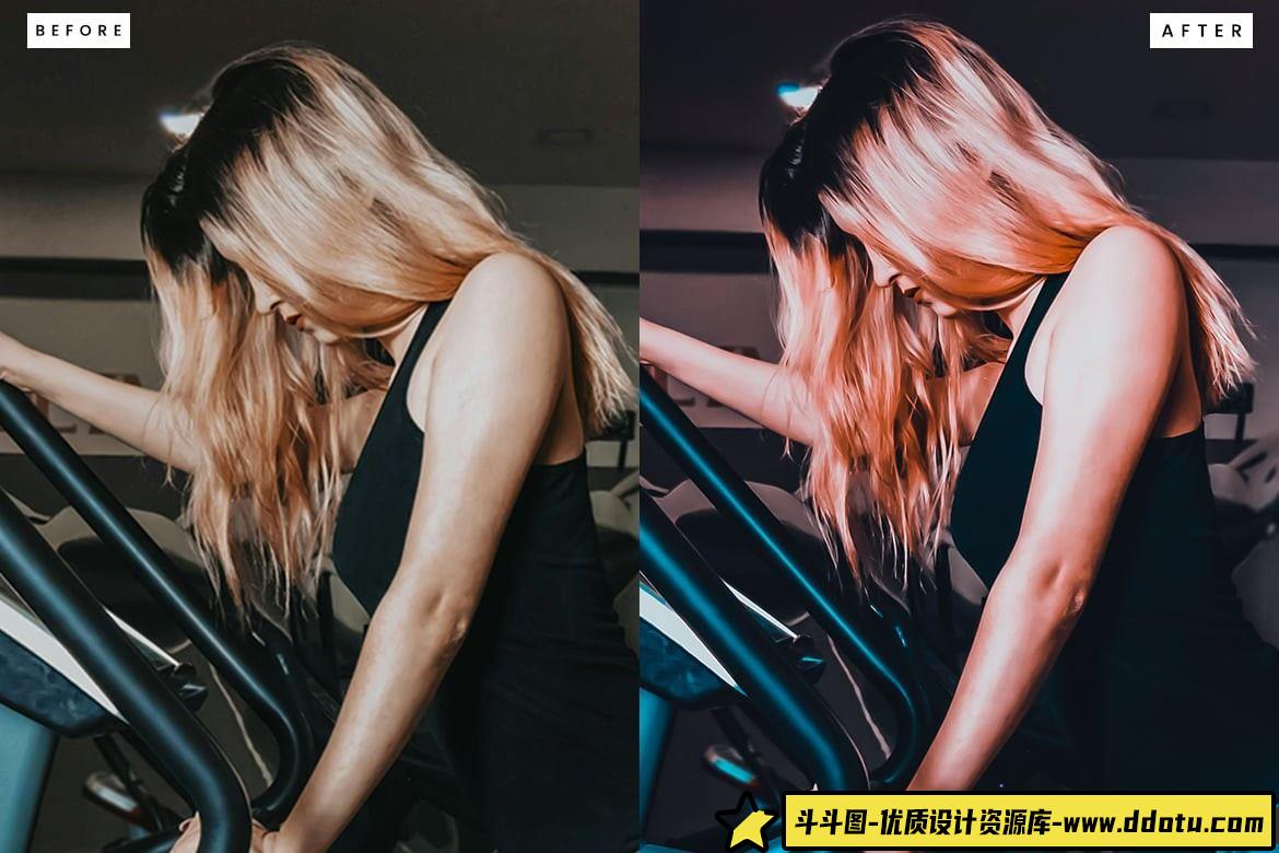 超值10000+ LR预设：完美调色提升健身运动人像效果的Lightroom工具