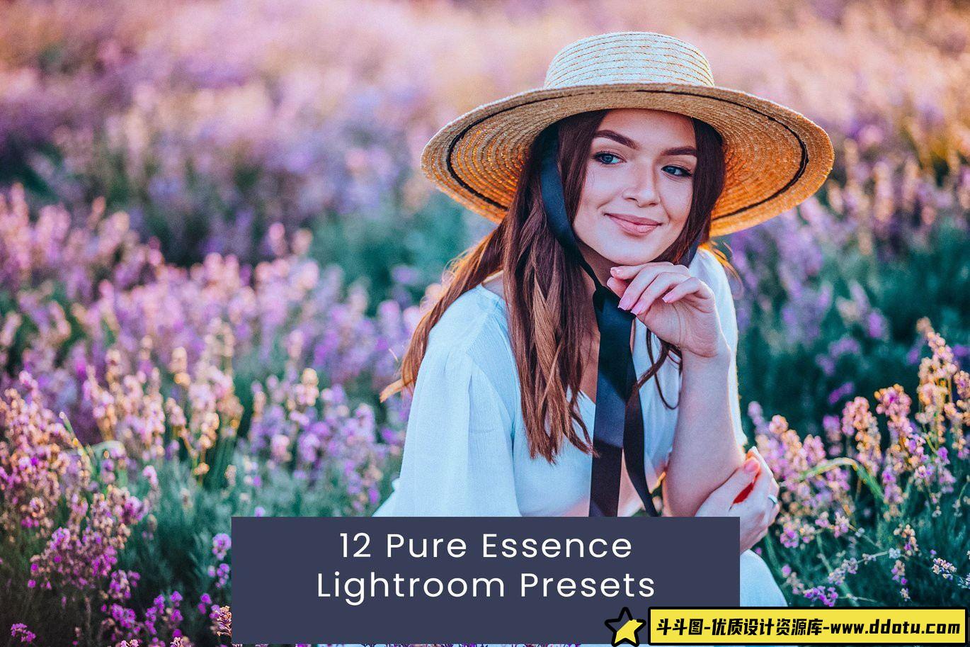 经典奶油肌人像LR预设：Pure Essence Lightroom预设让你的照片焕发自然光彩-斗斗图