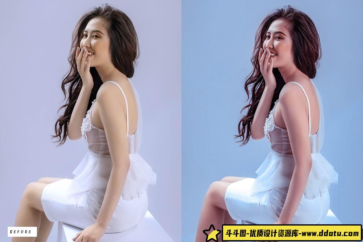 经典奶油肌人像LR预设：Pure Essence Lightroom预设让你的照片焕发自然光彩