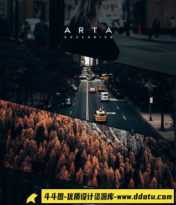 探索工业风城市黑金夜景的旅拍LR预设与移动滤镜 ARTA Exclusive P系列-斗斗图