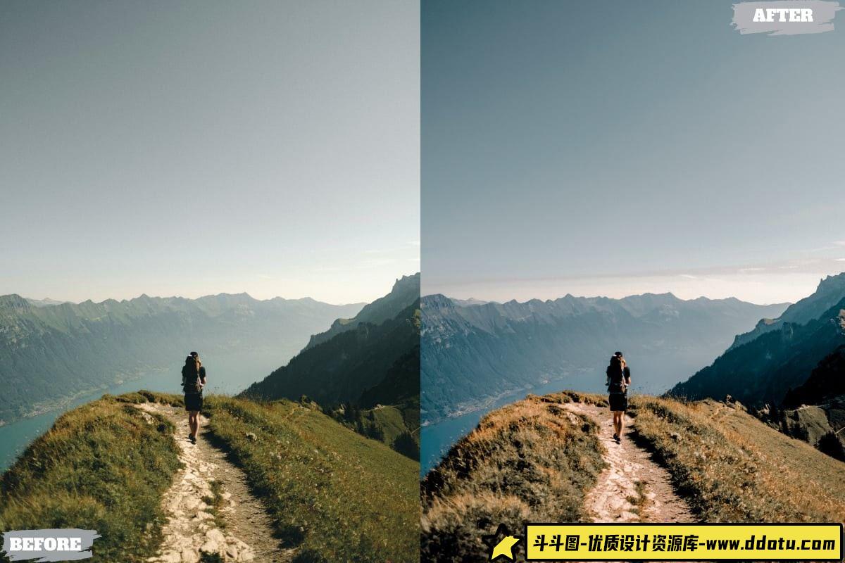 探索10000+款LR预设：完美提升徒步旅行风光照片的编辑效果！