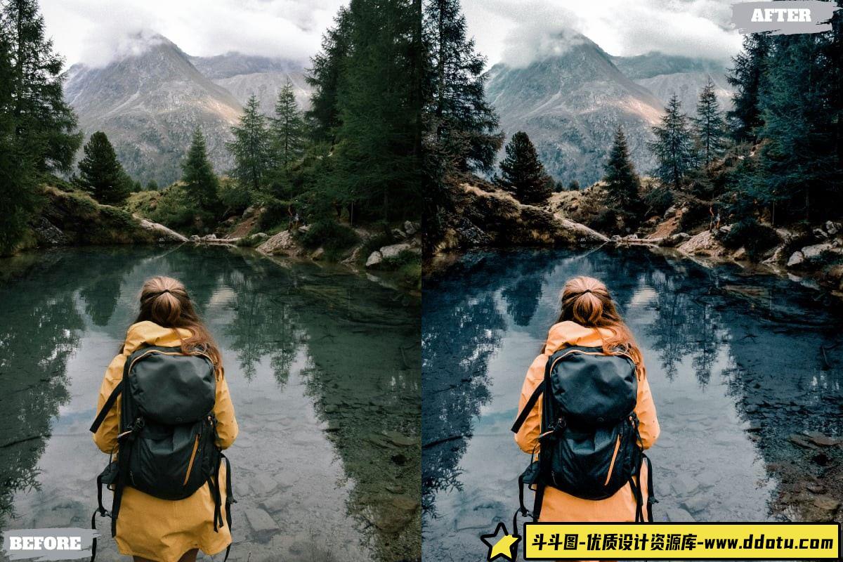 探索10000+款LR预设：完美提升徒步旅行风光照片的编辑效果！