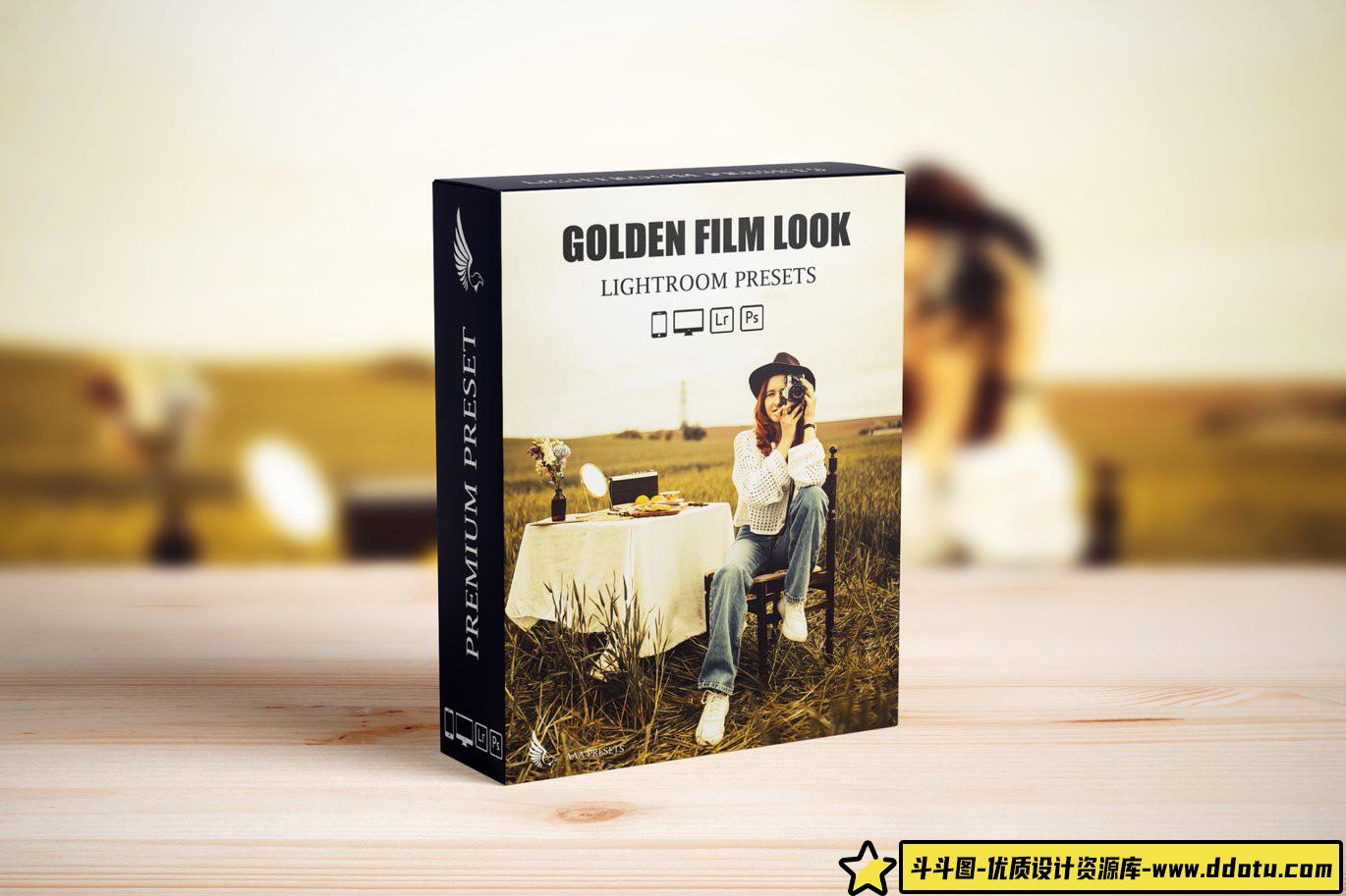 复古电影胶片色彩LR预设：Golden Film Cinematic Lightroom 让你的照片焕发经典魅力-斗斗图