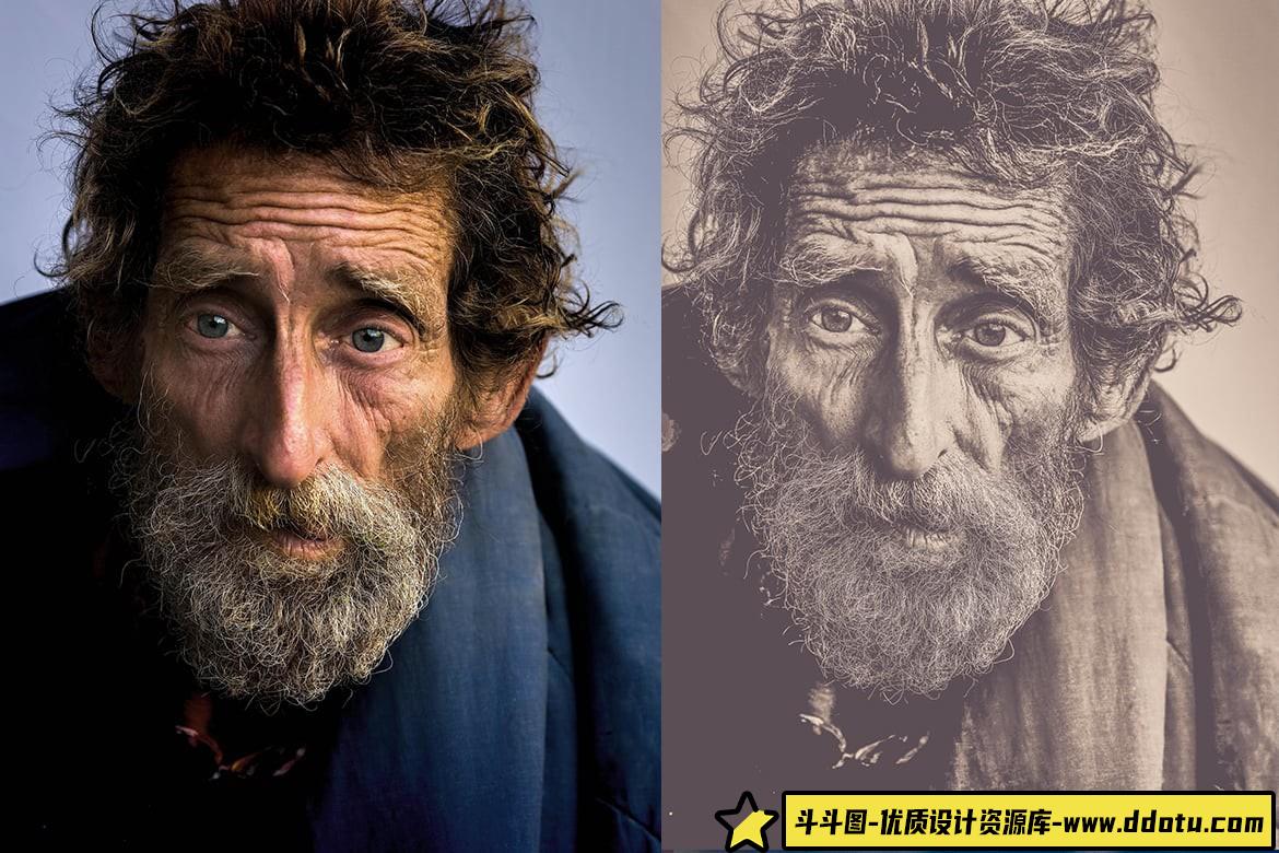 复古哑光电影风格LR预设：胶片褪色效果 - 斗斗图