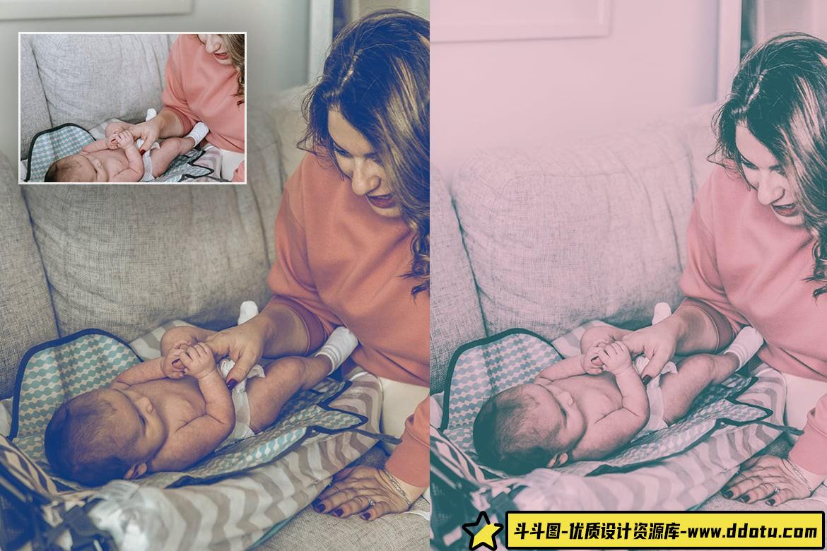 复古哑光电影风格LR预设：胶片褪色效果 - 斗斗图