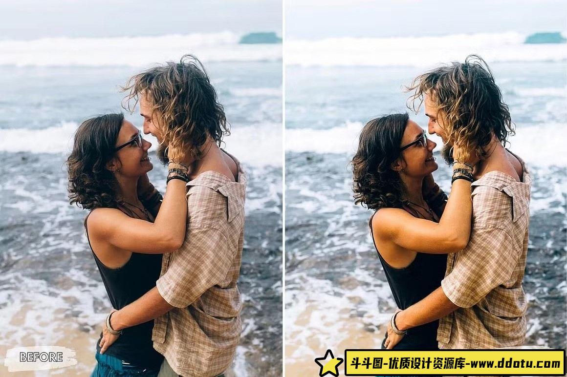 婚礼LR预设波西米亚婚礼人像LR预设 Presets Lightroom Mobile Boho Lovers - 斗斗图